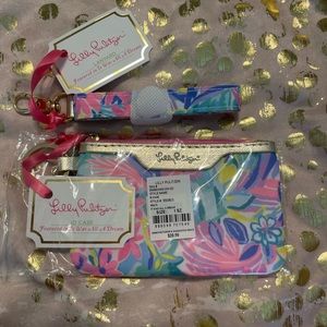 Lilly Pulitzer Lanyard and ID Case